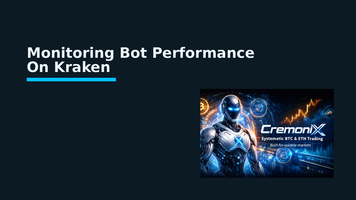 Monitoring Bot Performance On Kraken