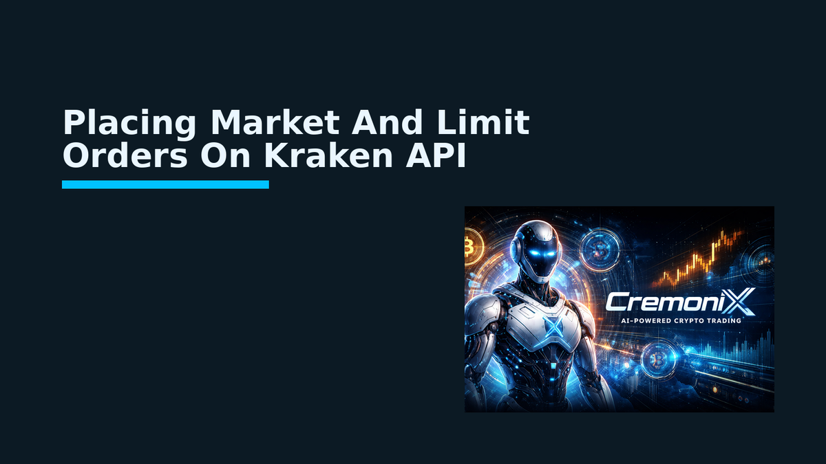 Placing Market And Limit Orders On Kraken API