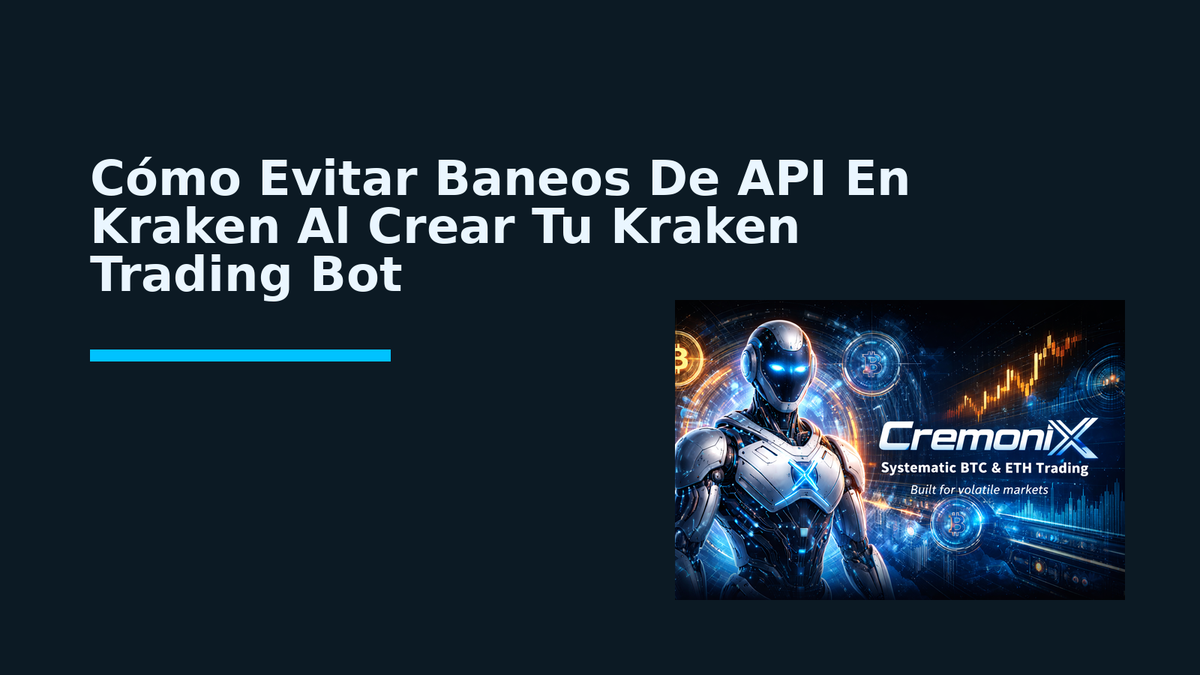 Cómo Evitar Baneos De API En Kraken Al Crear Tu Kraken Trading Bot