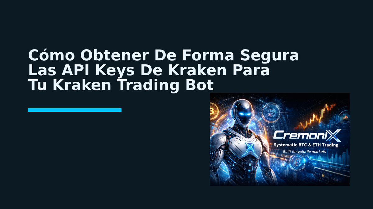Cómo Obtener De Forma Segura Las API Keys De Kraken Para Tu Kraken Trading Bot