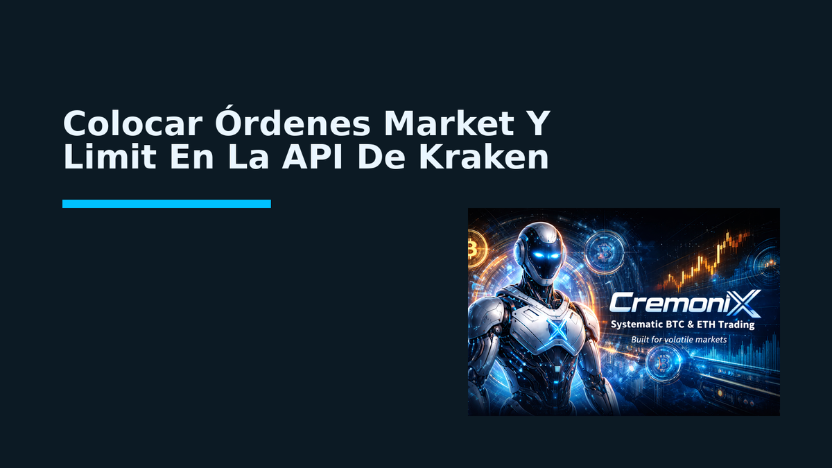 Colocar Órdenes Market Y Limit En La API De Kraken