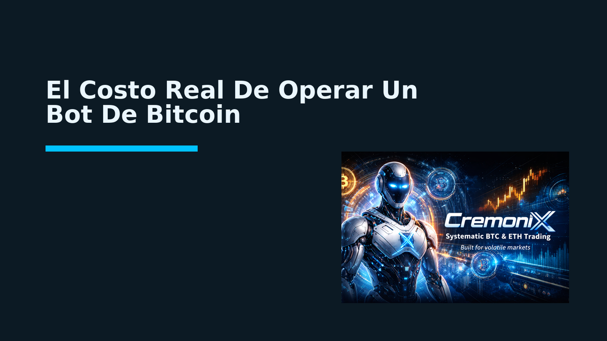 El Costo Real De Operar Un Bot De Bitcoin