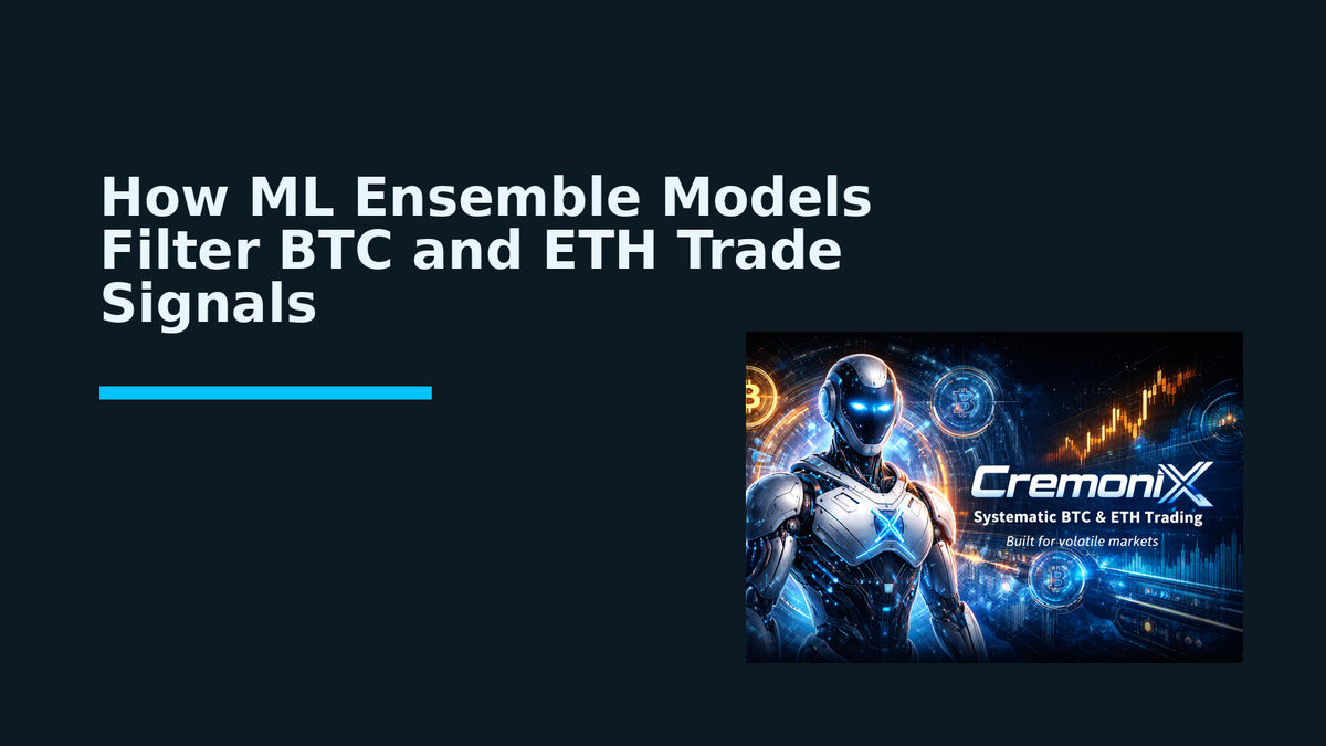 How ML Ensemble Models Filter BTC and ETH Trade Signals