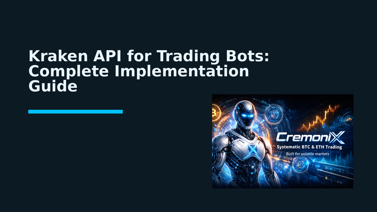 Kraken API for Trading Bots: Complete Implementation Guide