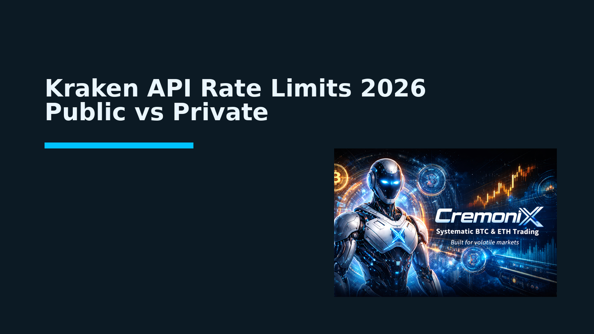 Kraken API Rate Limits 2026 Public vs Private