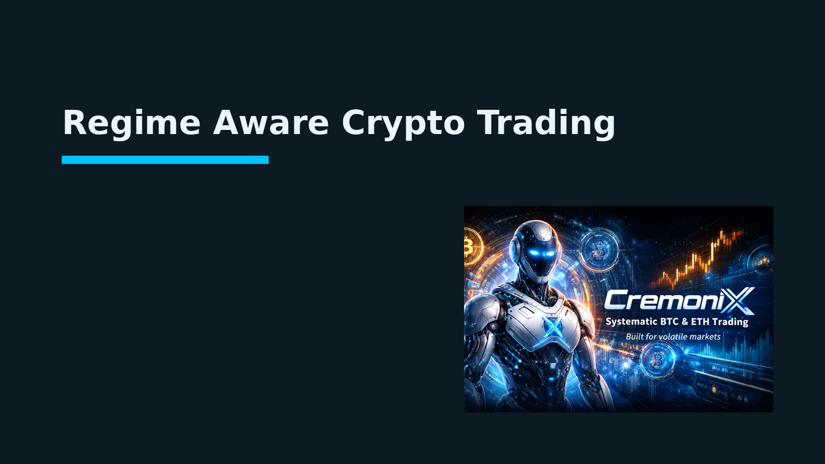 Regime Aware Crypto Trading: Why Most Bots Fail in Choppy Markets