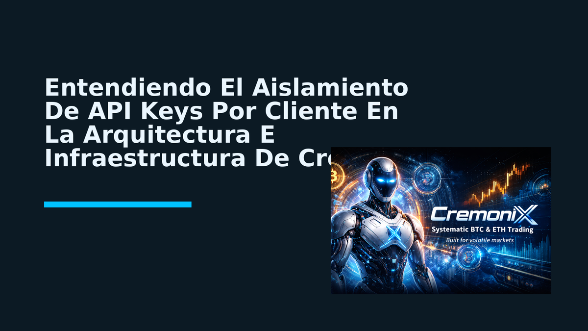 Entendiendo El Aislamiento De API Keys Por Cliente En La Arquitectura E Infraestructura De Cremonix
