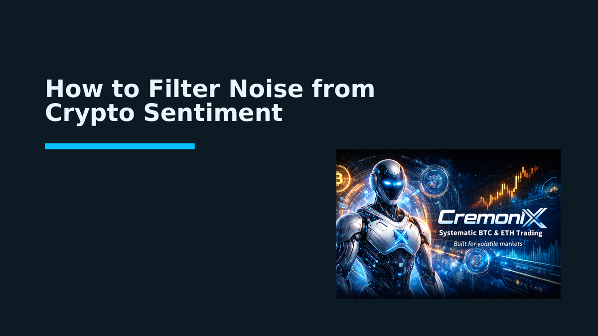 How to Filter Noise from Crypto Sentiment
