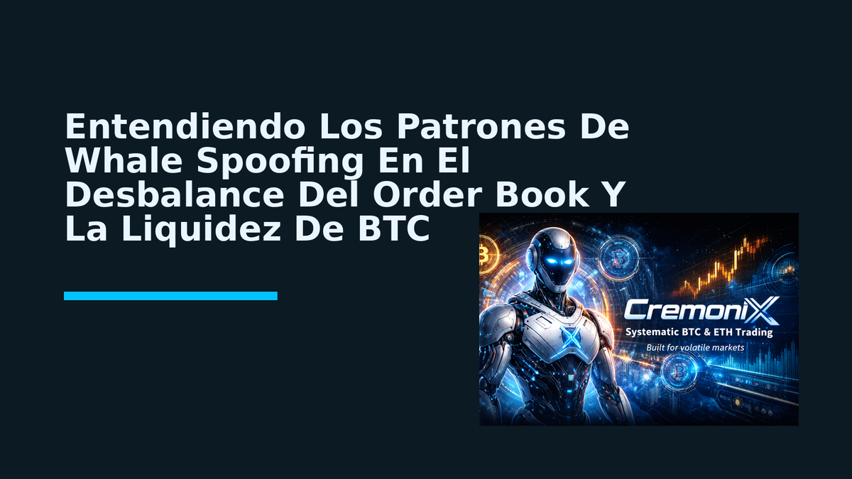 Entendiendo Los Patrones De Whale Spoofing En El Desbalance Del Order Book Y La Liquidez De BTC