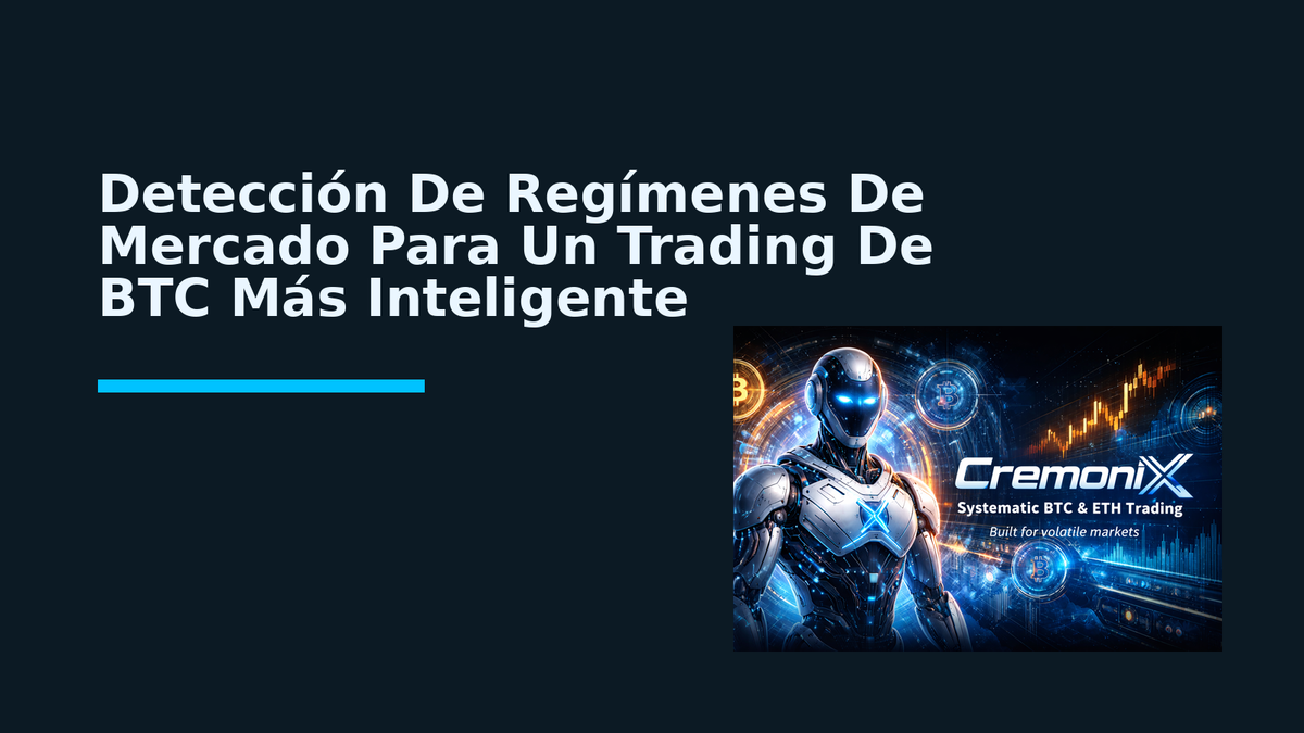 Detección De Regímenes De Mercado Para Un Trading De BTC Más Inteligente