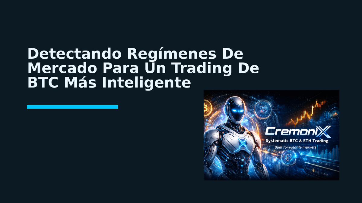 Detectando Regímenes De Mercado Para Un Trading De BTC Más Inteligente