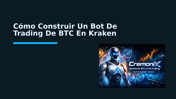 Cómo Construir Un Bot De Trading De BTC En Kraken