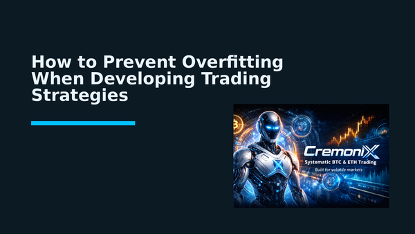 How to Prevent Overfitting When Developing Trading Strategies