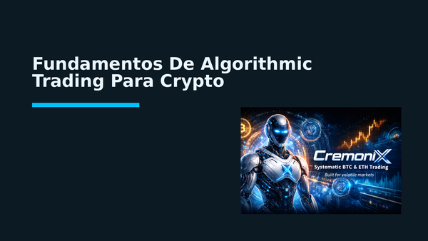 Fundamentos De Algorithmic Trading Para Crypto