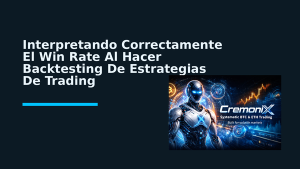 Interpretando Correctamente El Win Rate Al Hacer Backtesting De Estrategias De Trading