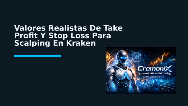 Valores Realistas De Take Profit Y Stop Loss Para Scalping En Kraken