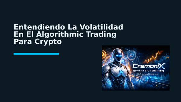 Entendiendo La Volatilidad En El Algorithmic Trading Para Crypto