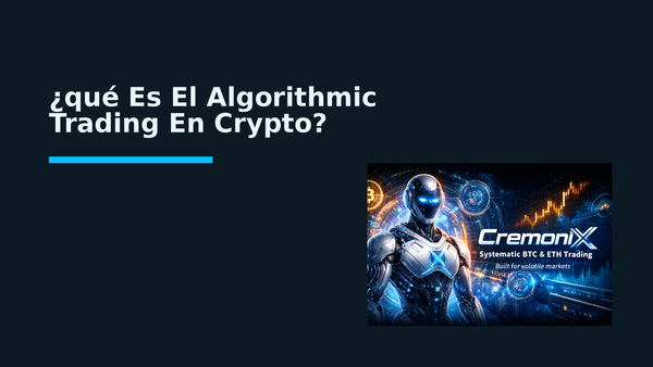¿qué Es El Algorithmic Trading En Crypto?