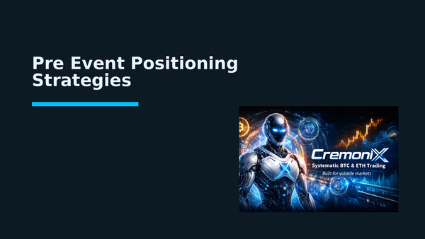 Pre Event Positioning Strategies