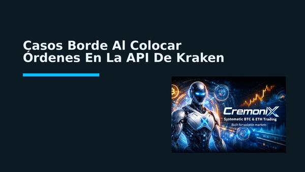 Casos Borde Al Colocar Órdenes En La API De Kraken